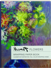 MONET FLOWERS: Wrapping Paper Book