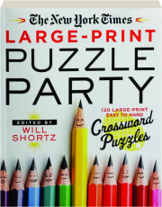 THE NEW YORK TIMES LARGE-PRINT PUZZLE PARTY cover