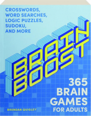 BRAIN BOOST: 365 Brain Games for Adults cover