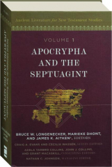 APOCRYPHA AND THE SEPTUAGINT, VOLUME 1 cover