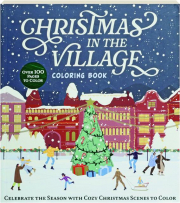 CHRISTMAS IN THE VILLAGE COLORING BOOK cover