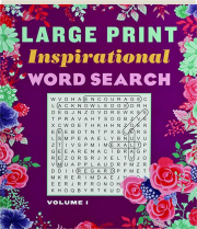 LARGE PRINT INSPIRATIONAL WORD SEARCH, VOLUME 1 cover