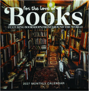 2027 FOR THE LOVE OF BOOKS CALENDAR cover