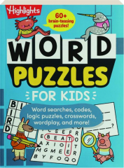 WORD PUZZLES FOR KIDS cover