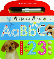 WRITE AND WIPE ABC 123 cover