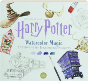 HARRY POTTER WATERCOLOR MAGIC: 32 Step-by-Step Enchanting Projects cover