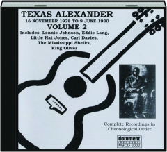 TEXAS ALEXANDER, VOLUME 2, 1928-1930
