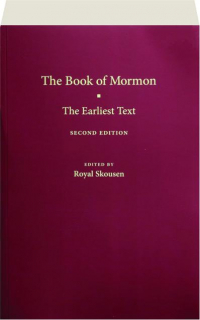THE BOOK OF MORMON, Second Edition: The Earliest Text