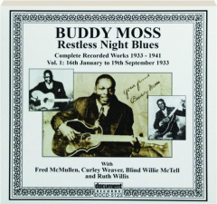 BUDDY MOSS: Complete Recorded Works, Volume 1