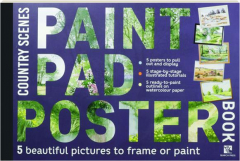 PAINT PAD POSTER BOOK: Country Scenes