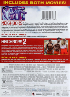 2 Movie collection ~ Neighbors 1, Neighbors 2 (DVD)  Sealed New