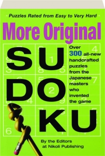 MORE ORIGINAL SUDOKU