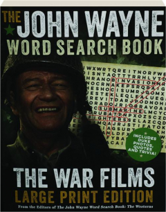 THE JOHN WAYNE WORD SEARCH BOOK: The War Films