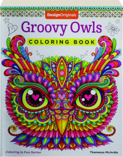 GROOVY OWLS COLORING BOOK
