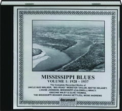 MISSISSIPPI BLUES, VOLUME 1, 1928-1937