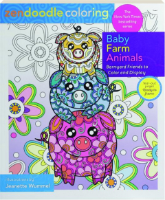 BABY FARM ANIMALS: Zendoodle Coloring