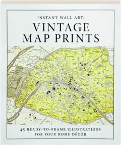 INSTANT WALL ART: Vintage Map Prints