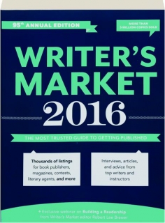 2016 WRITER'S MARKET, 95TH ANNUAL EDITION