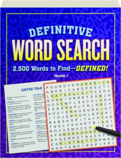 DEFINITIVE WORD SEARCH, VOLUME 1