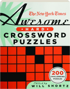 <I>THE NEW YORK TIMES</I> AWESOME HARD CROSSWORD PUZZLES