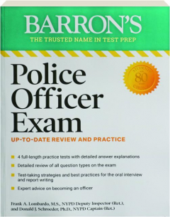 BARRON'S POLICE OFFICER EXAM, 11TH EDITION