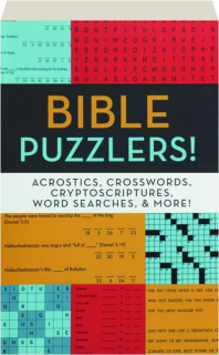 BIBLE PUZZLERS! Acrostics, Crosswords, Cryptoscriptures, Word Searches, & More!