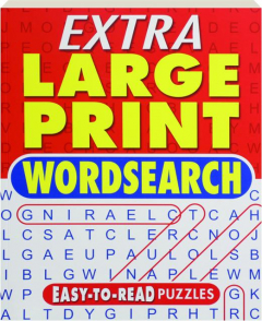 EXTRA LARGE PRINT WORDSEARCH