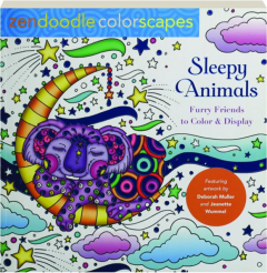 SLEEPY ANIMALS: Zendoodle Colorscapes