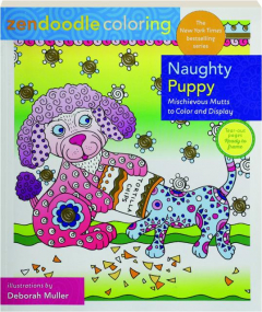 NAUGHTY PUPPY: Zendoodle Coloring