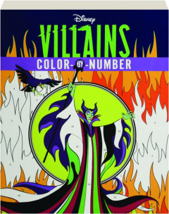 DISNEY VILLAINS COLOR-BY-NUMBER