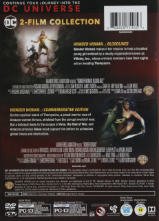 WONDER WOMAN BLOODLINES ***BLU-RAY+DVD (NO DIGITAL) ****DISCS ARE NEW