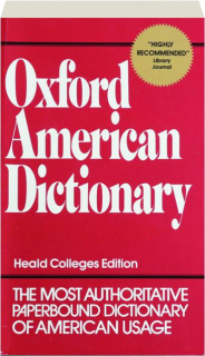OXFORD AMERICAN DICTIONARY