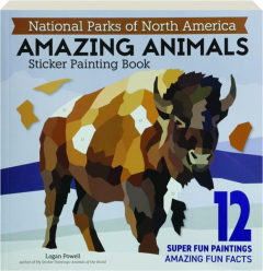 AMAZING ANIMALS STICKER PAINTING BOOK