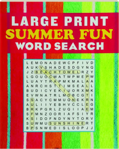 LARGE PRINT SUMMER FUN WORD SEARCH