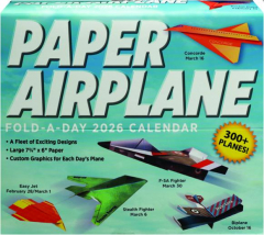 2026 PAPER AIRPLANE FOLD-a-DAY Calendar