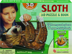 SLOTH 3-D PUZZLE & BOOK