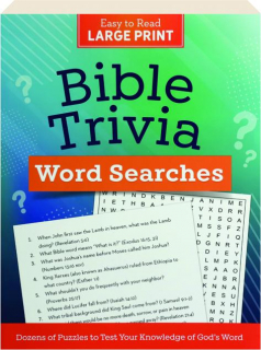 EASY-TO-READ LARGE PRINT BIBLE TRIVIA WORD SEARCHES