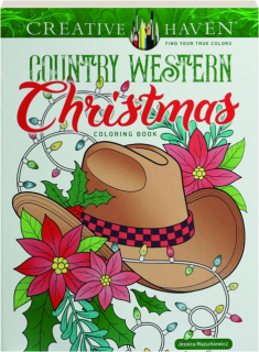 CREATIVE HAVEN COUNTRY WESTERN CHRISTMAS COLORING BOOK