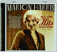 MARION HARRIS: All the Hits and More, 1916-1930