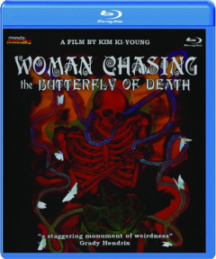 WOMAN CHASING THE BUTTERFLY OF DEATH