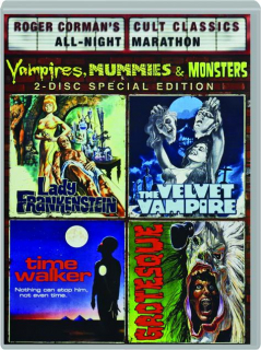 THE VELVET VAMPIRE / LADY FRANKENSTEIN / GROTESQUE / TIME WALKER