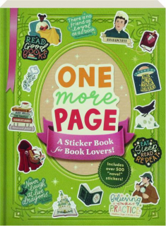 ONE MORE PAGE: A Sticker Book for Book Lovers!