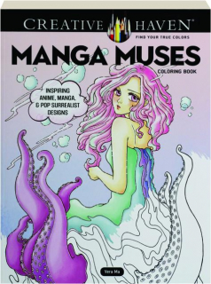 CREATIVE HAVEN MANGA MUSES COLORING BOOK