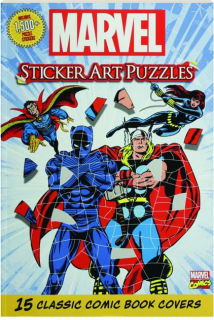 MARVEL STICKER ART PUZZLES