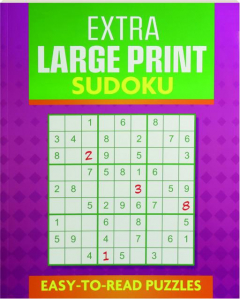 EXTRA LARGE PRINT SUDOKU