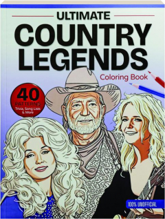 ULTIMATE COUNTRY LEGENDS COLORING BOOK