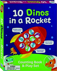 10 DINOS IN A ROCKET: Counting Book & Play Set
