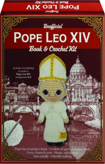 UNOFFICIAL POPE LEO XIV BOOK & CROCHET KIT