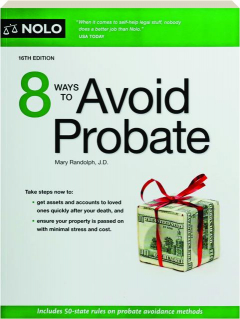 8 WAYS TO AVOID PROBATE, 16TH EDITION