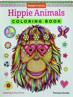 HIPPIE ANIMALS COLORING BOOK